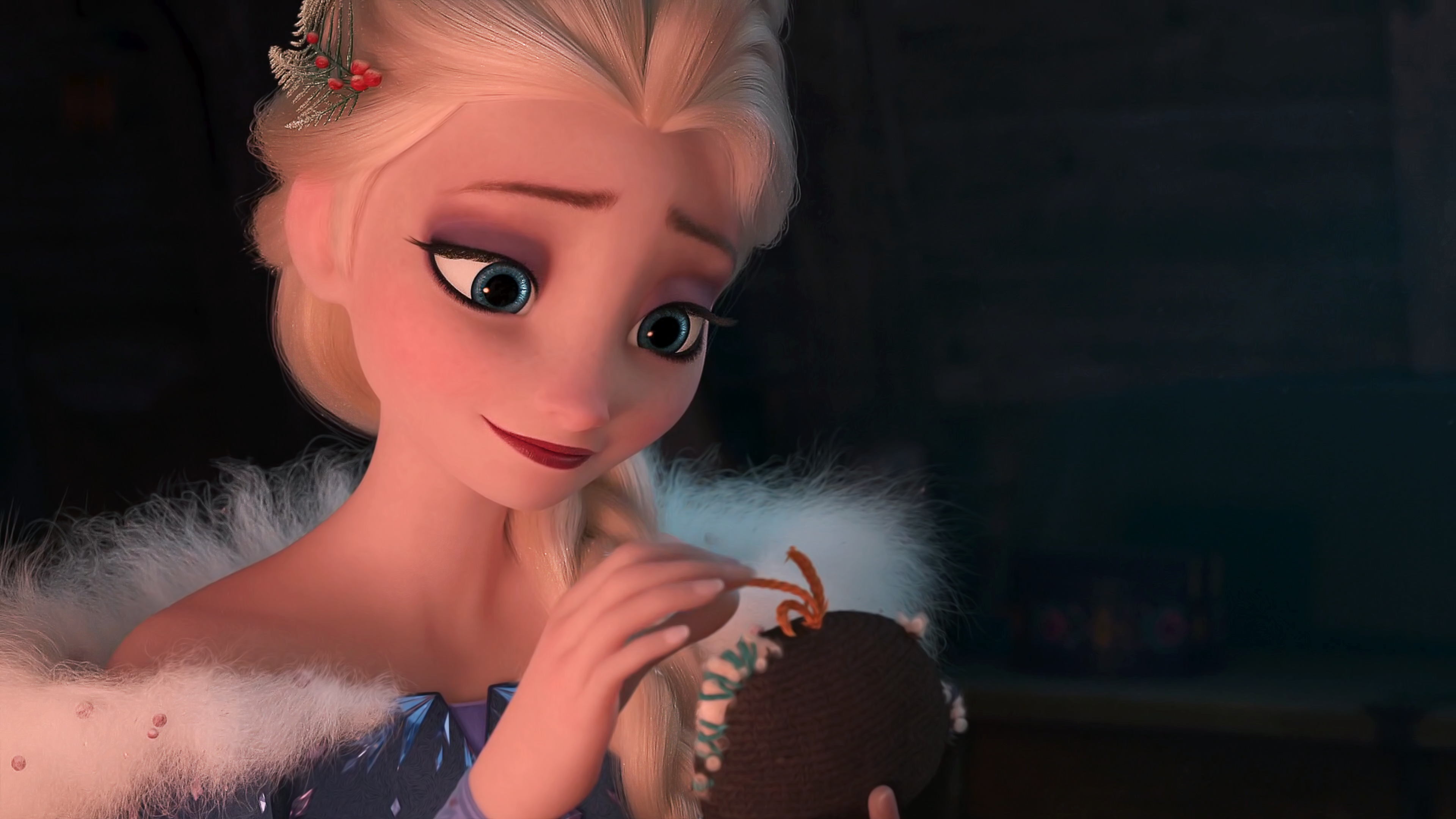 Olaf's Frozen Adventure Elsa , HD Wallpaper & Backgrounds