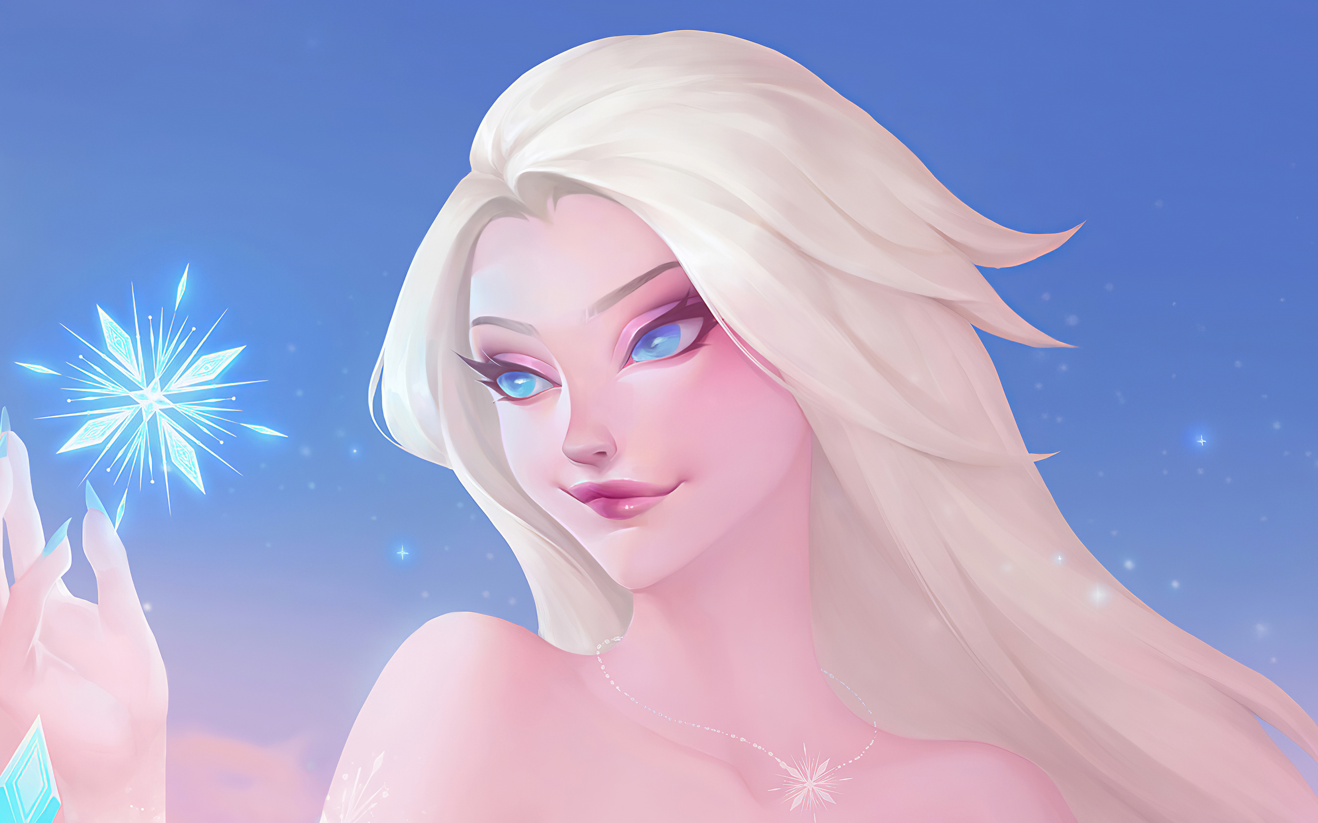 Frozen 2 Elsa Art , HD Wallpaper & Backgrounds