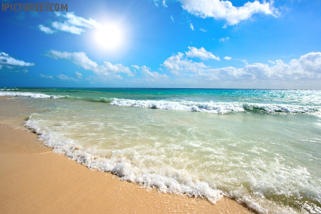 Sunny Beach Seaside Wallpaper - White Sand Bolinao Beach , HD Wallpaper & Backgrounds