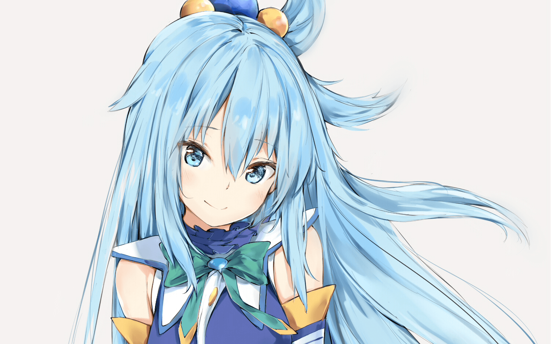 Aqua Konosuba Wallpaper Data Src Full Anime Girl Blue Hair Meme Hd Wallpaper Backgrounds Download