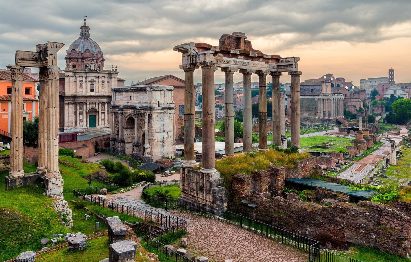 Photo Wallpaper Rome, Italy, The Vatican, Roman Forum - Roman Forum , HD Wallpaper & Backgrounds