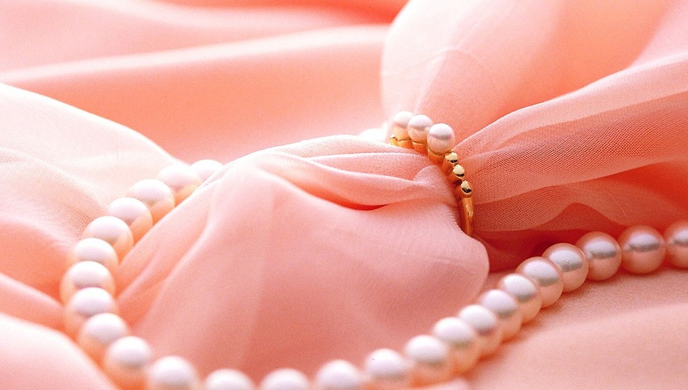 Beads, Beads, Fabric, Pink, Pearl Desktop Background - Pearl Background Hd , HD Wallpaper & Backgrounds