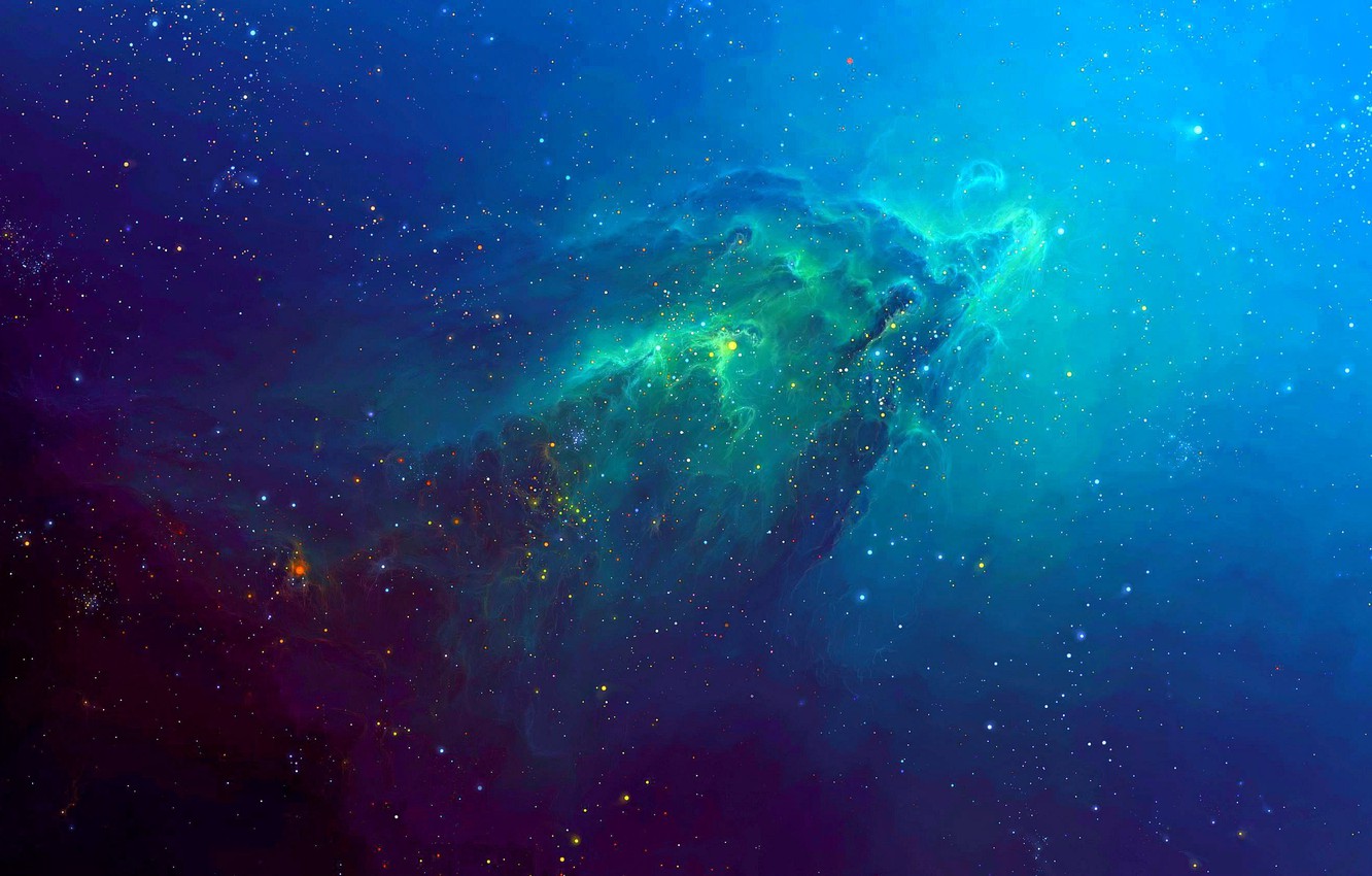 Photo Wallpaper Colors, Space, Galaxy, Nebula, Stars, - Space Galaxy Nebula Cosmic , HD Wallpaper & Backgrounds