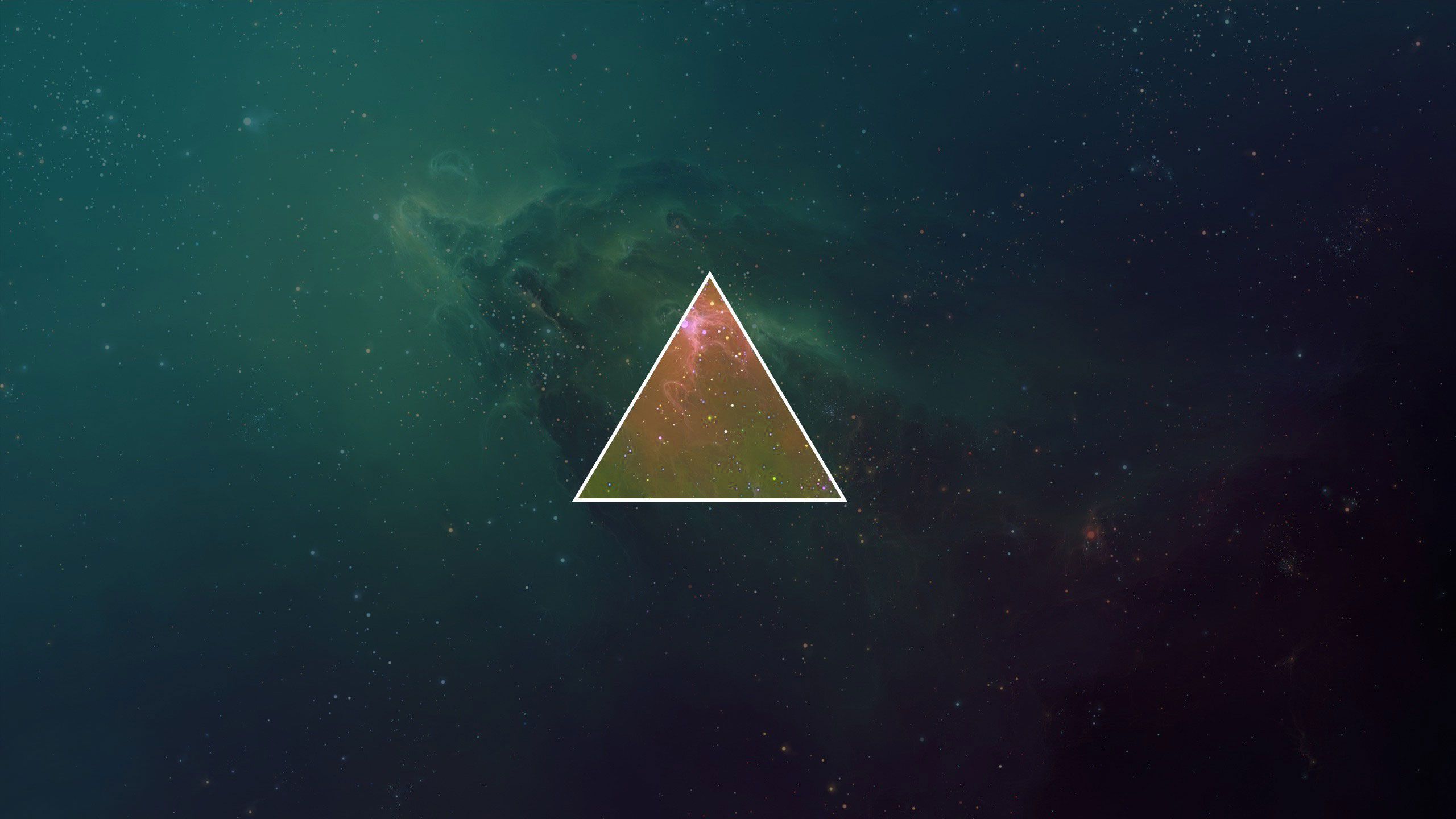 Triangle In Cosmos Wallpaper - Cosmos Wallpapers Full Hd , HD Wallpaper & Backgrounds