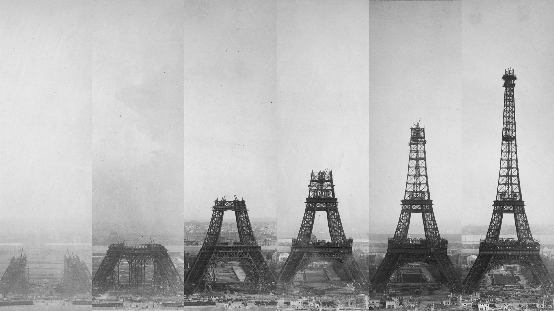 Eiffel Tower Construction , HD Wallpaper & Backgrounds