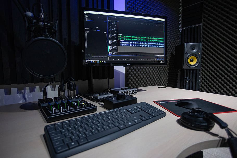 Studio, Microphone, Rec, Music, Radio, Audio, Sound, - Studio Music , HD Wallpaper & Backgrounds