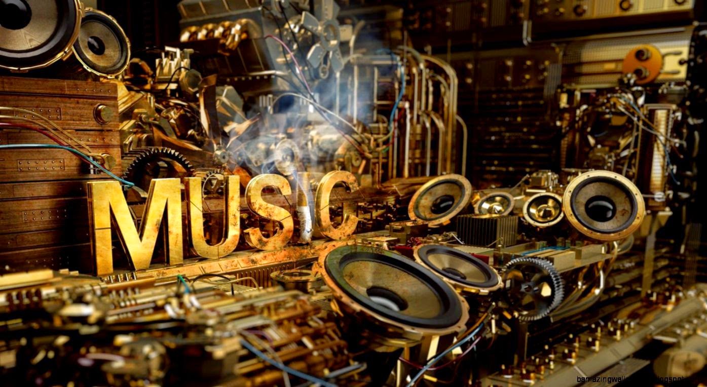Music Studio Wallpapers Free Abstract Music Hd 35573 - Free Music Art , HD Wallpaper & Backgrounds