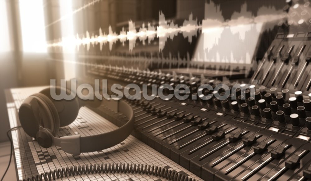 Sound Studio Wall Mural - Music Production , HD Wallpaper & Backgrounds