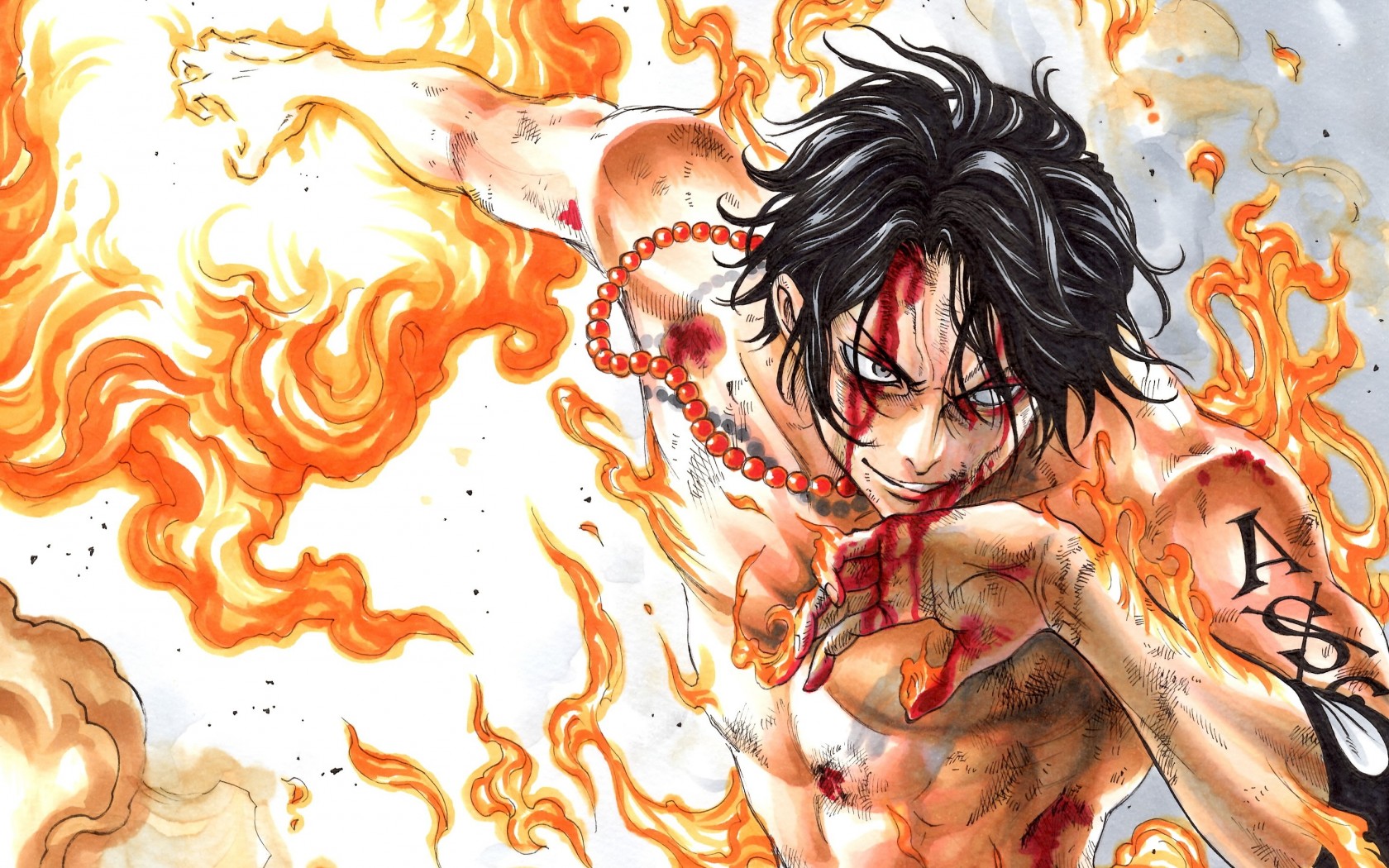 One Piece Portgas D Ace - Anime One Piece 4k , HD Wallpaper & Backgrounds