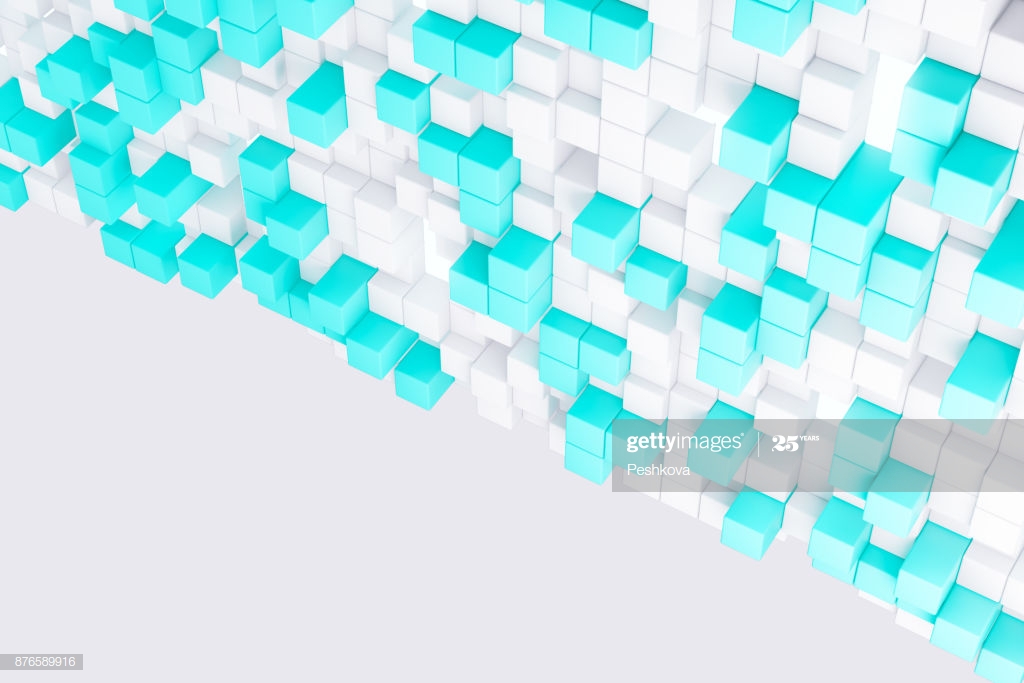 Light Blue Cube Wallpaper - Graphic Design , HD Wallpaper & Backgrounds