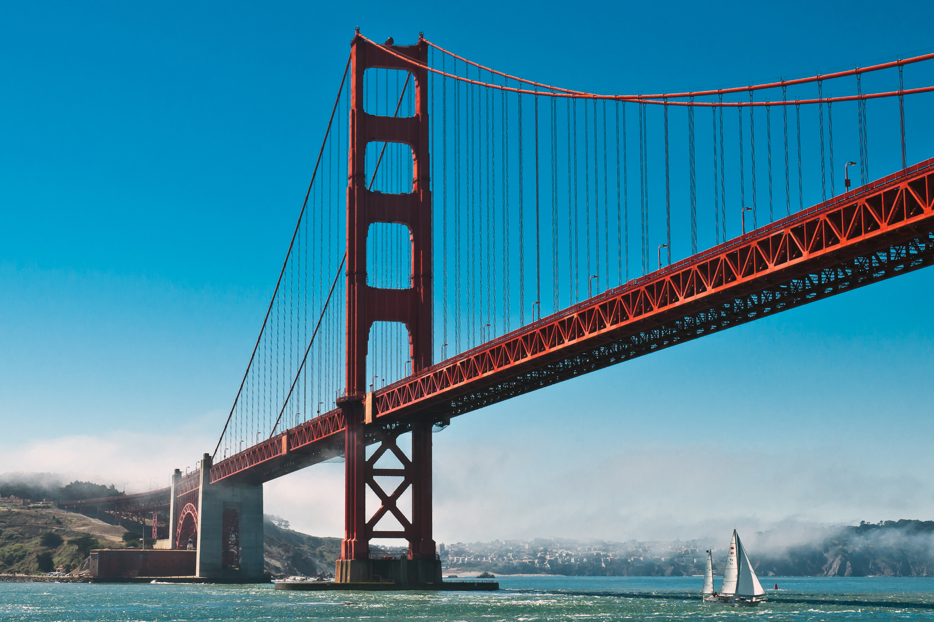 Golden Gate Bridge Wallpaper - Golden Gate Bridge , HD Wallpaper & Backgrounds