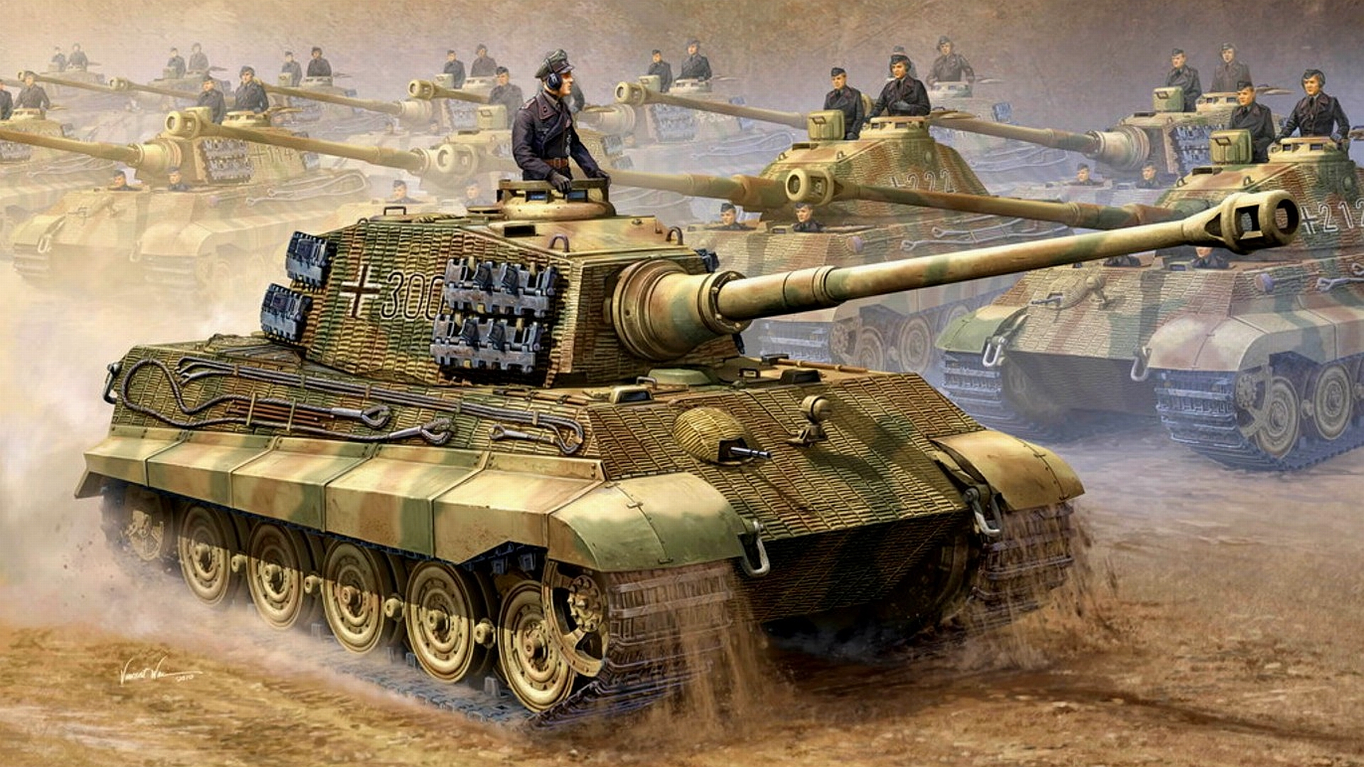 King Tiger Ww2 Tanks , HD Wallpaper & Backgrounds