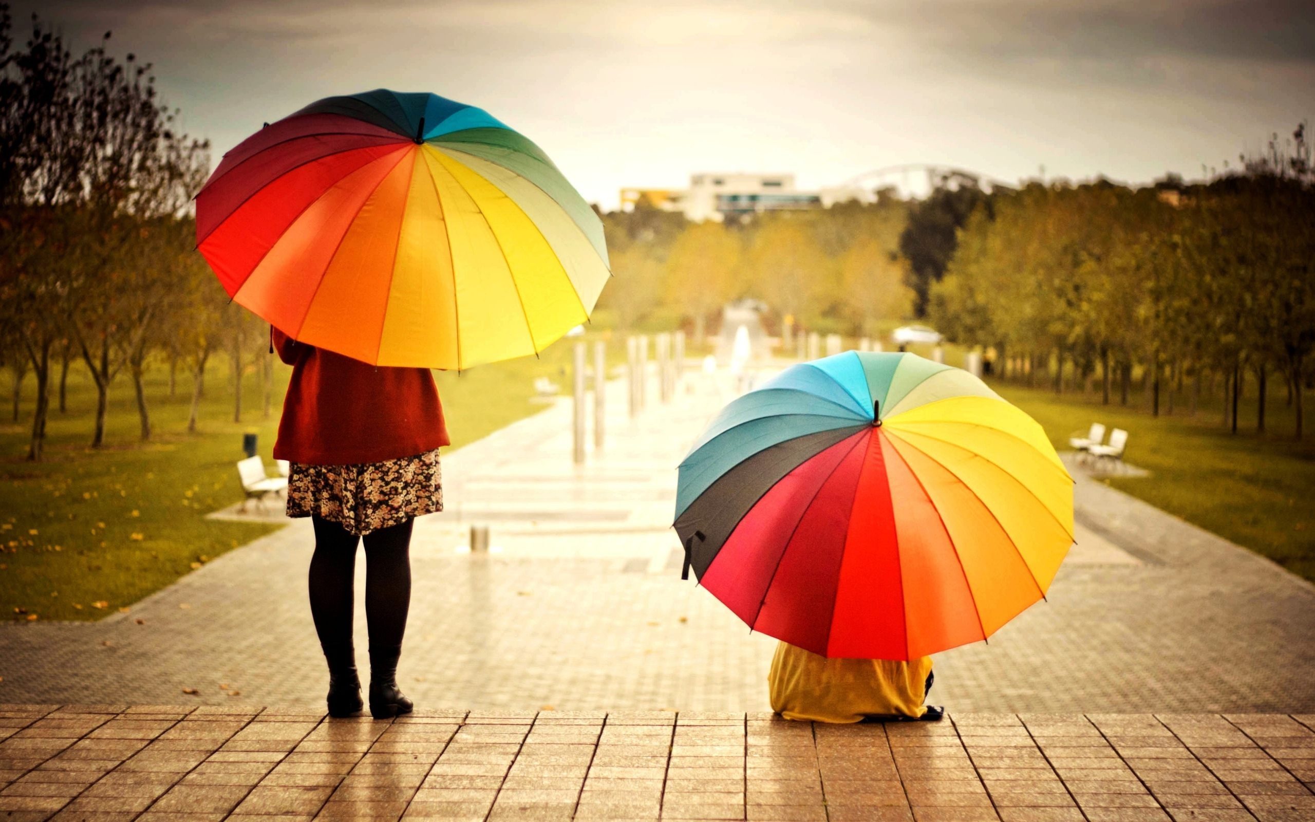 Cute Umbrella Wallpaper Images - Cute And Colorful Wallpapers Hd , HD Wallpaper & Backgrounds