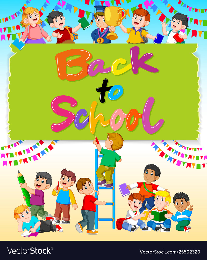 Back To School Wallpaper With Student - Back To School , HD Wallpaper & Backgrounds