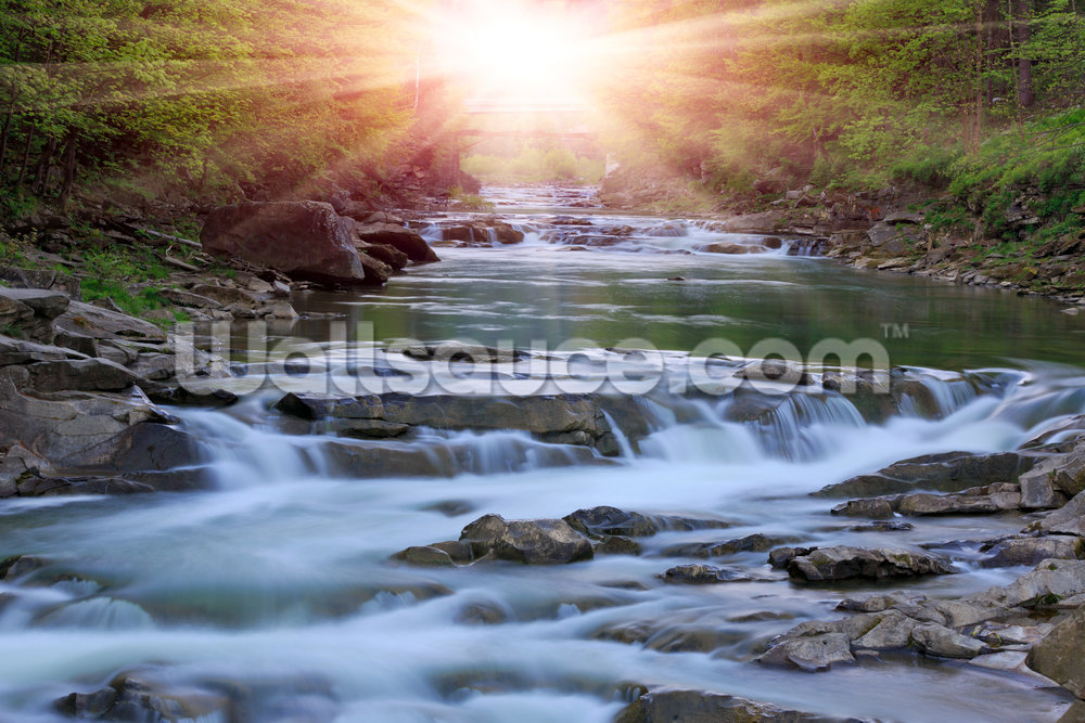 Fresh Mountain River Wallpaper Mural - Peace Like A River , HD Wallpaper & Backgrounds