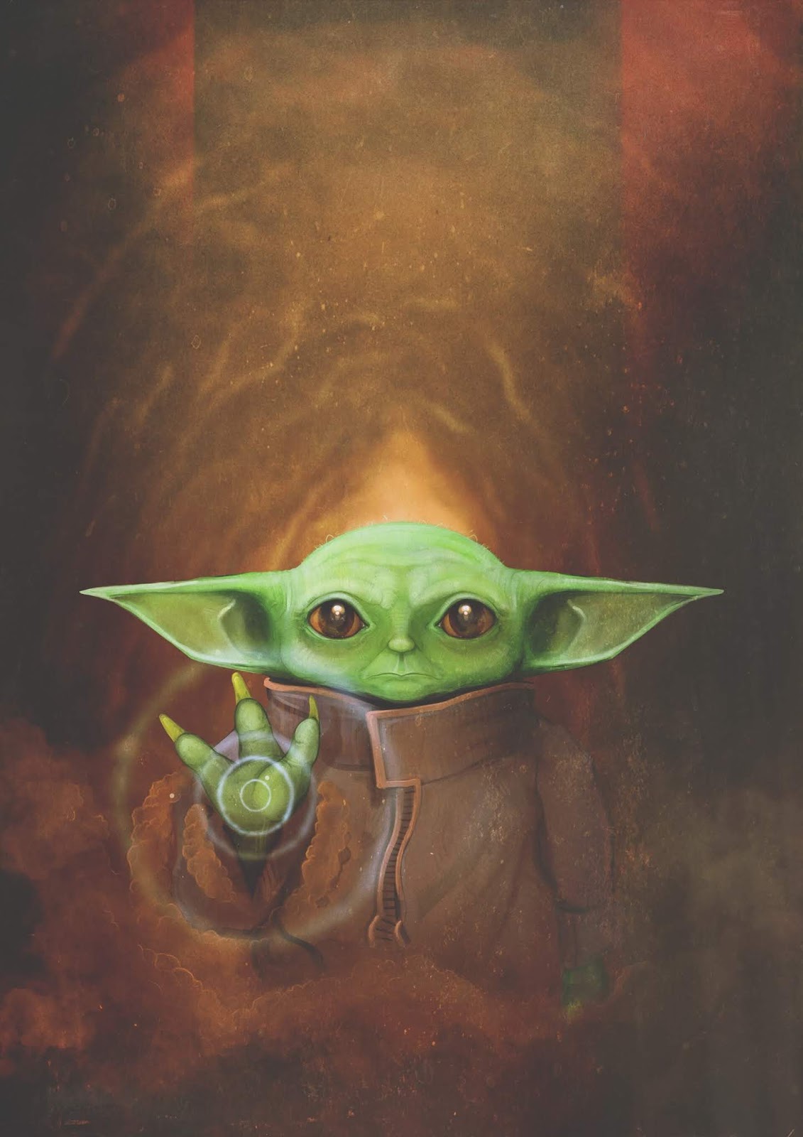 Baby Yoda Wallpaper Iphone - Baby Yoda Wallpaper Android , HD Wallpaper & Backgrounds