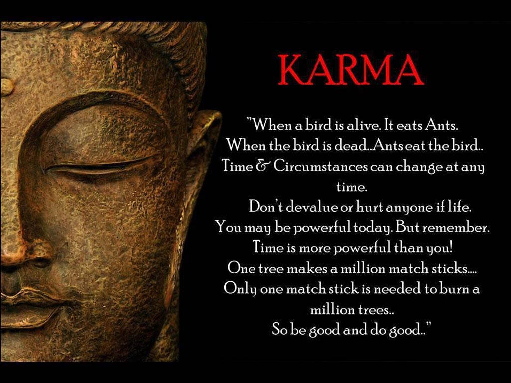 Karma Quotes - Buddha Quotes On Doubt , HD Wallpaper & Backgrounds