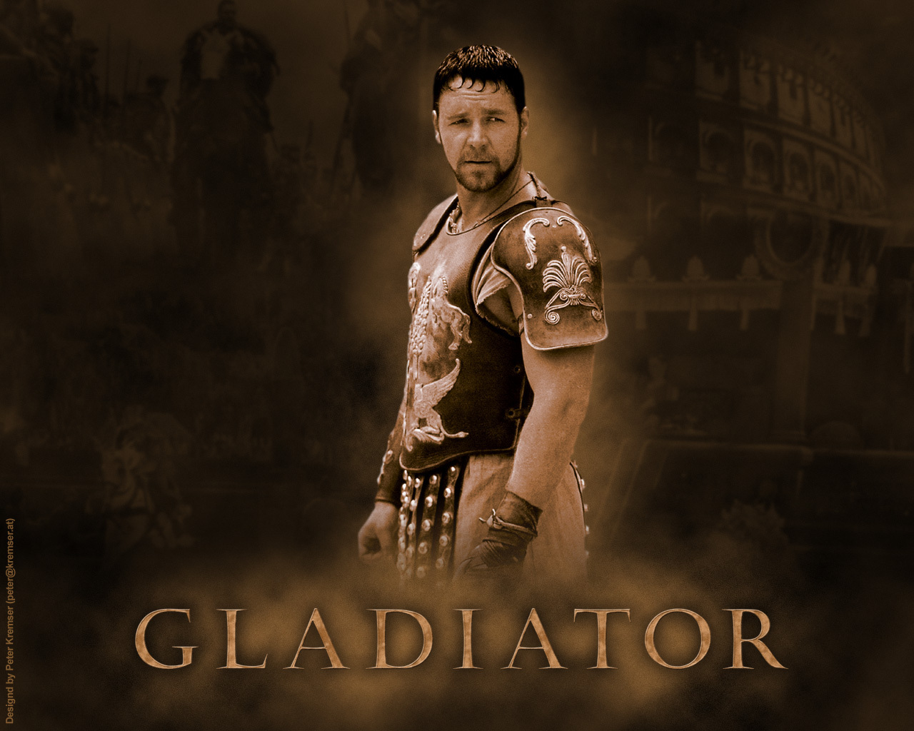 Gladiator - Russell Ira Crowe Gladiator , HD Wallpaper & Backgrounds