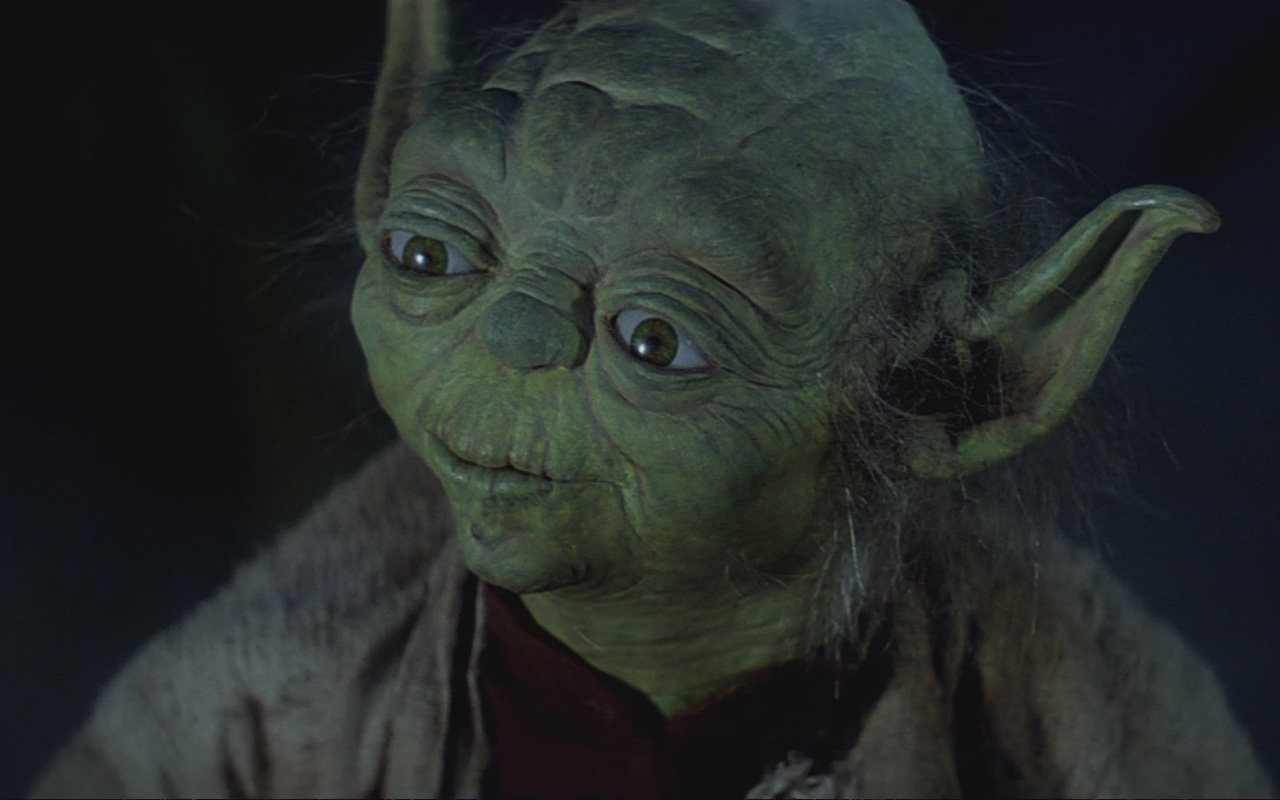 Awesome Yoda Free Wallpaper Id - Baby Yoda Old Yoda Meme Template , HD Wallpaper & Backgrounds