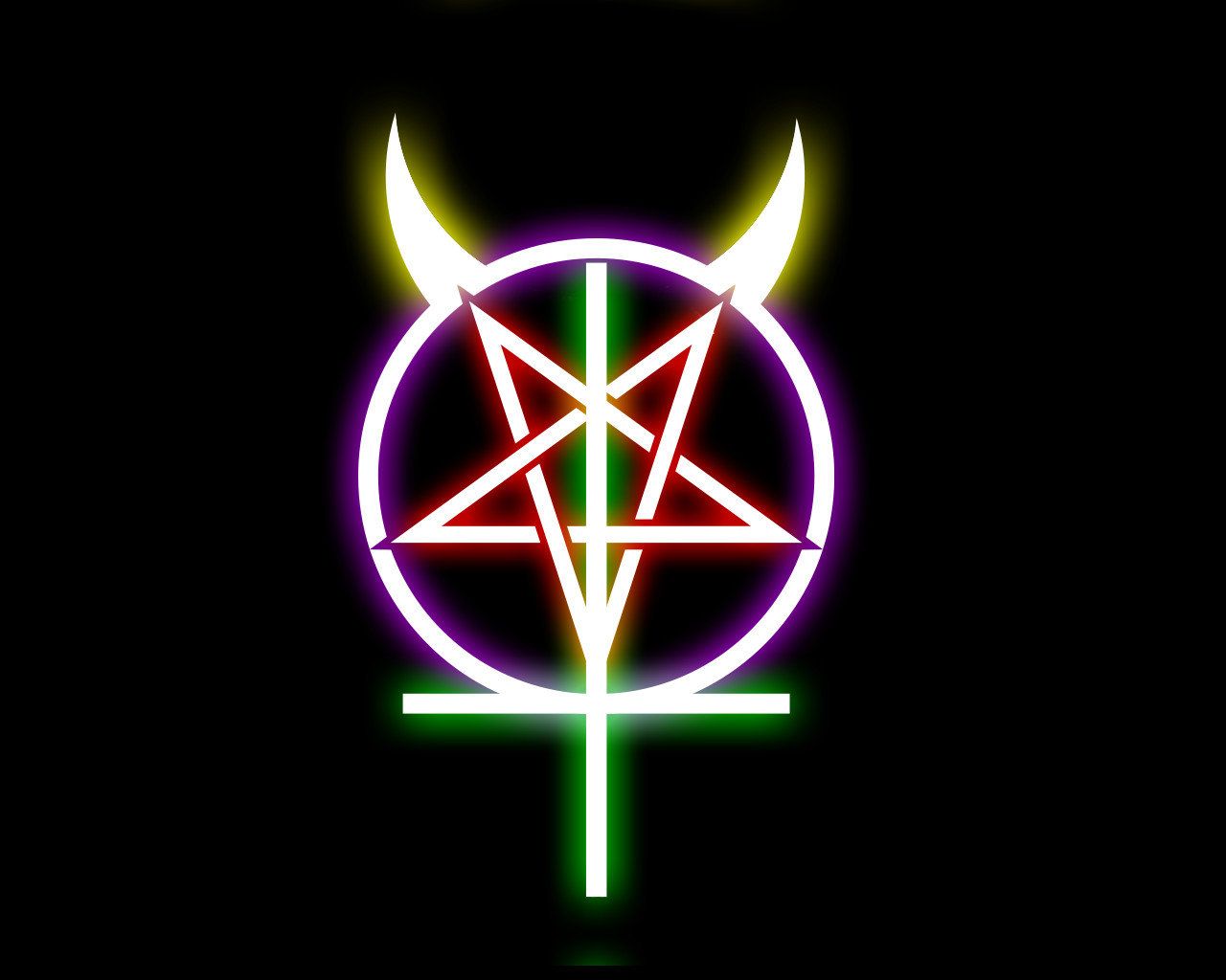 Satanic Pentagram , HD Wallpaper & Backgrounds