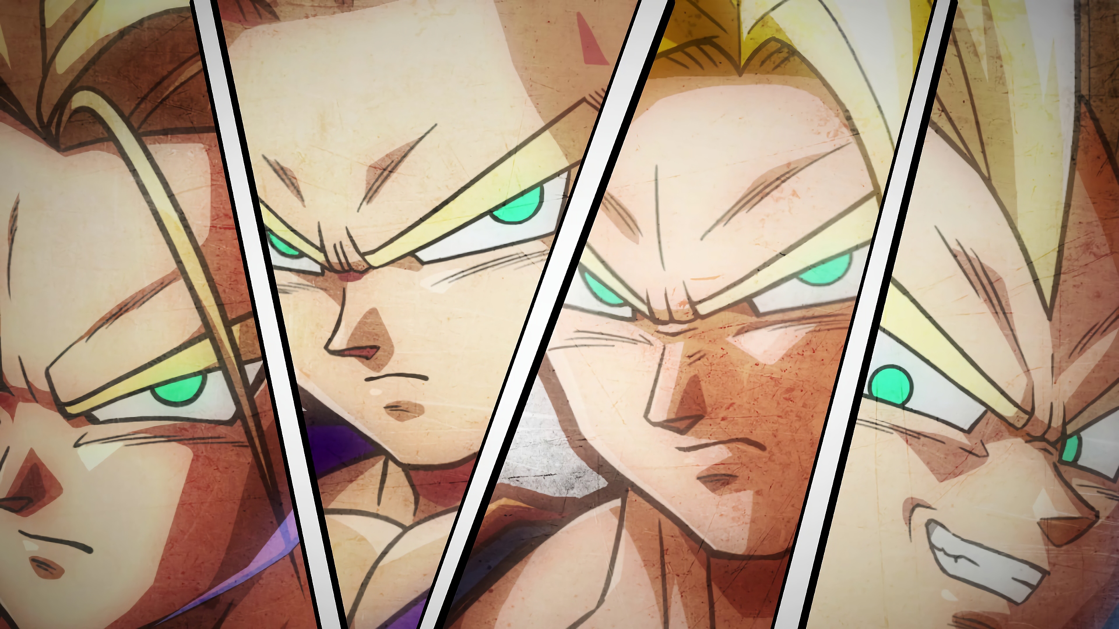 Super Saiyan Goku Vegeta Gohan Trunks , HD Wallpaper & Backgrounds