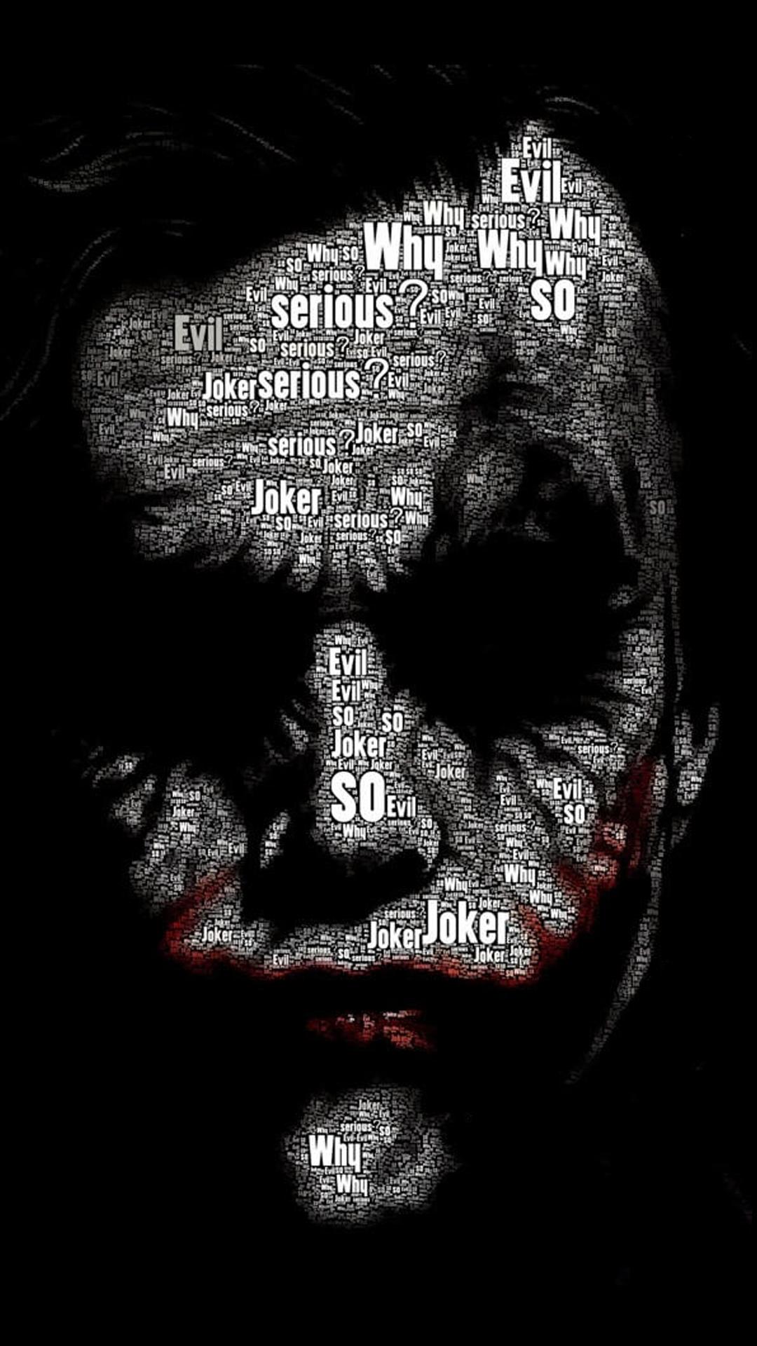 Why So Serious - Iphone Batman Wallpaper Hd , HD Wallpaper & Backgrounds