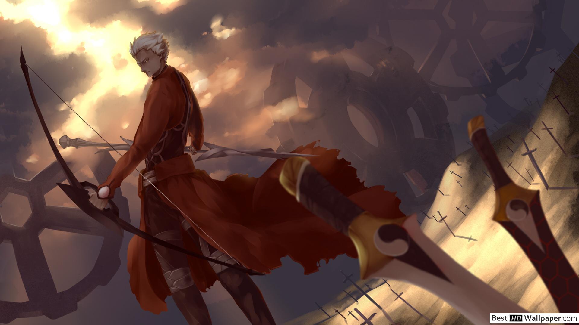 Fate Stay Night Unlimited Blade Works Archer , HD Wallpaper & Backgrounds