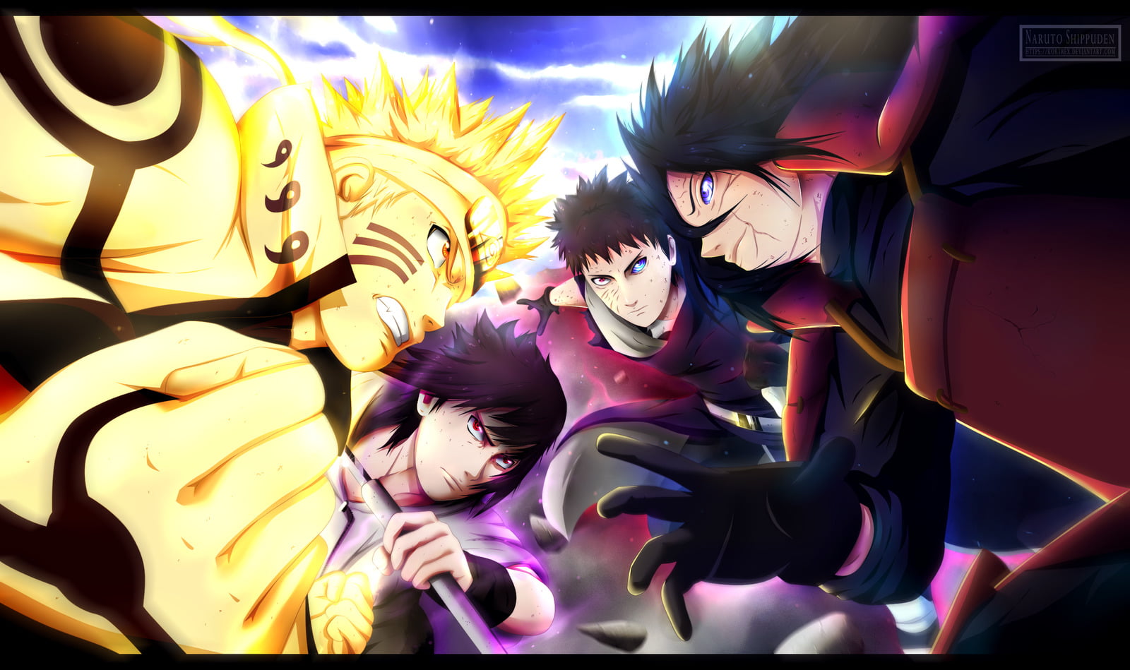 Naruto Sasuke Madara Obito , HD Wallpaper & Backgrounds