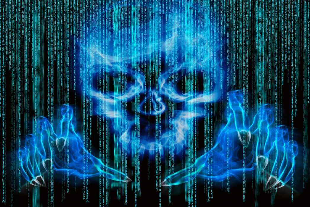 Anarchy Computer Cyber Hacker Hacking Virus Dark Sadic - Cool Computer Virus Background , HD Wallpaper & Backgrounds