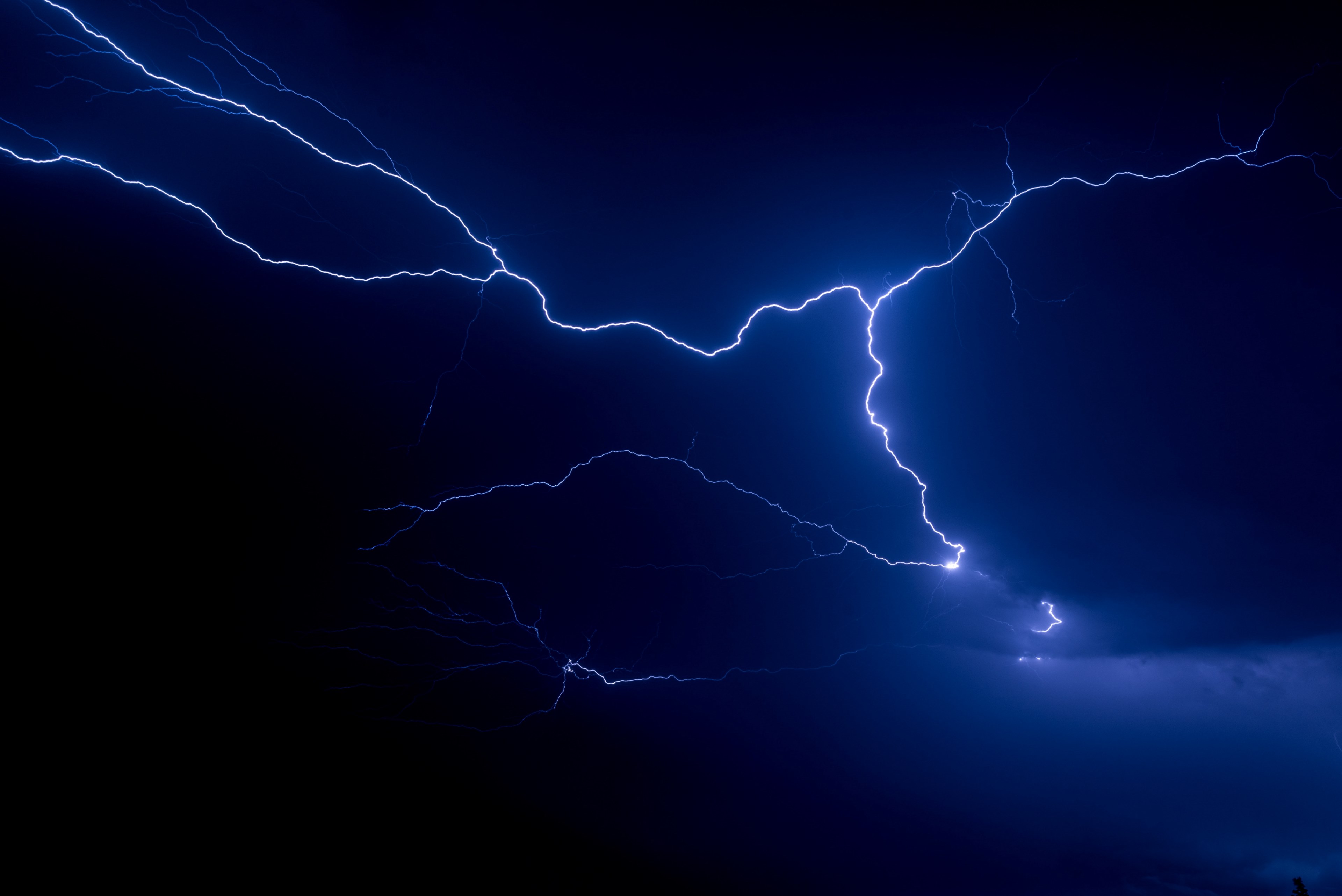 Blue Thunder Lightning Png , HD Wallpaper & Backgrounds