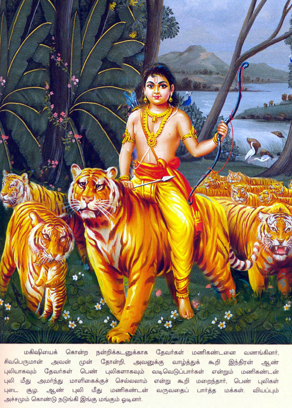 Swamy Ayyappa On Tiger , HD Wallpaper & Backgrounds