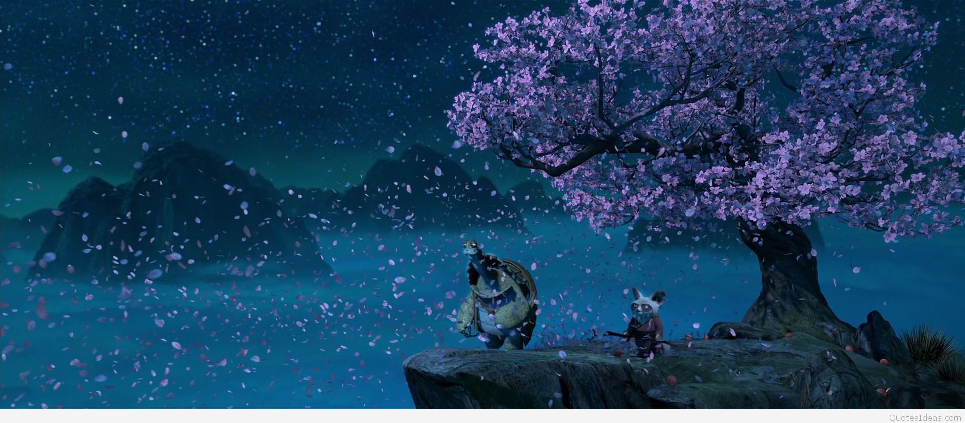 Kung Fu Panda Oogway Tree , HD Wallpaper & Backgrounds
