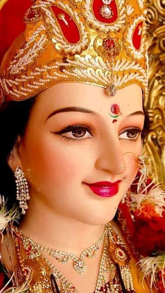 Photo Durga Mata Wallpaper - Beautiful Jai Mata Di , HD Wallpaper & Backgrounds