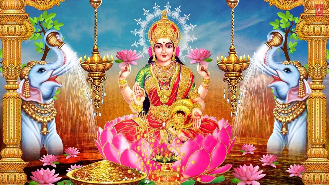 Goddess Lakshmi , HD Wallpaper & Backgrounds