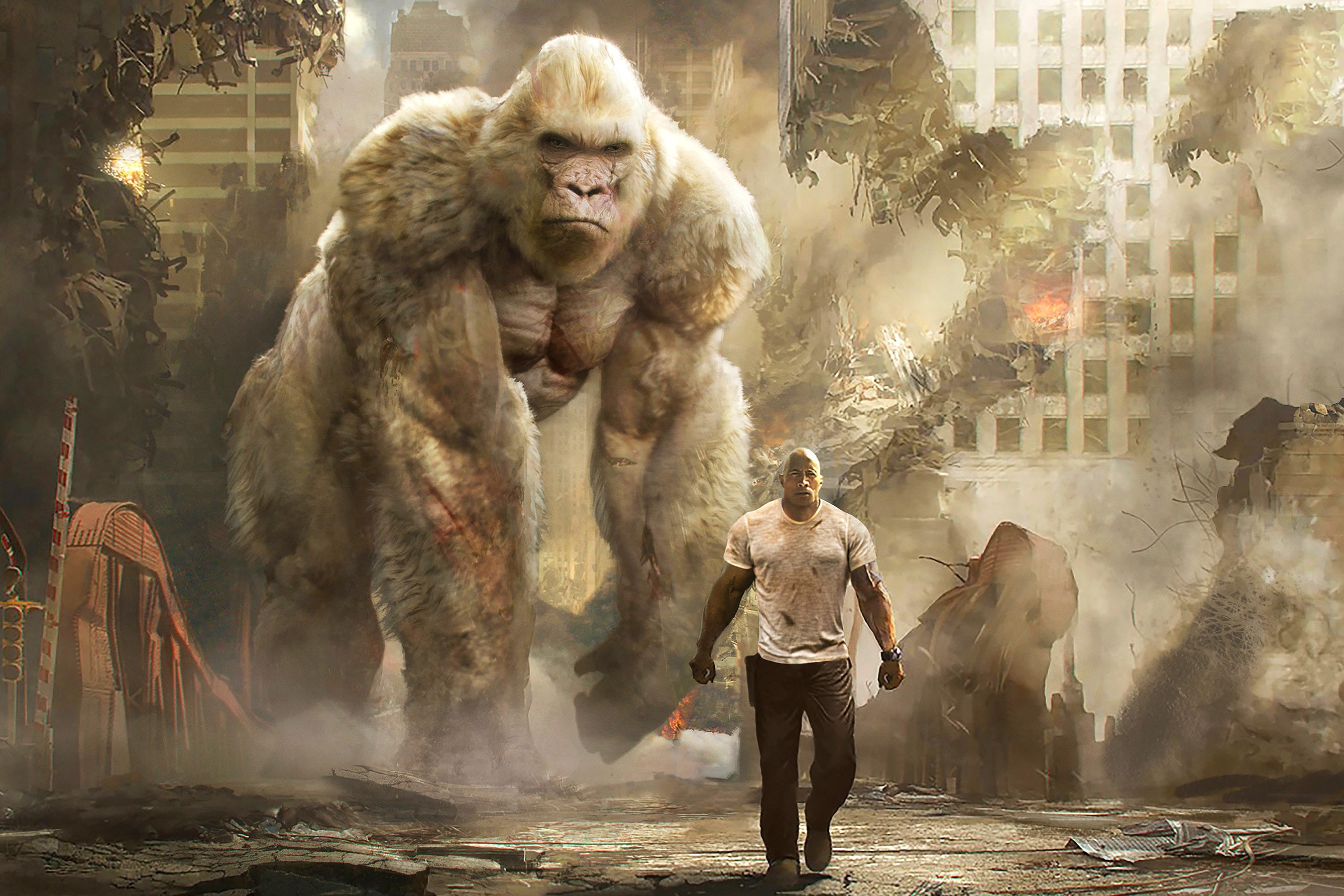 Rampage Movie , HD Wallpaper & Backgrounds