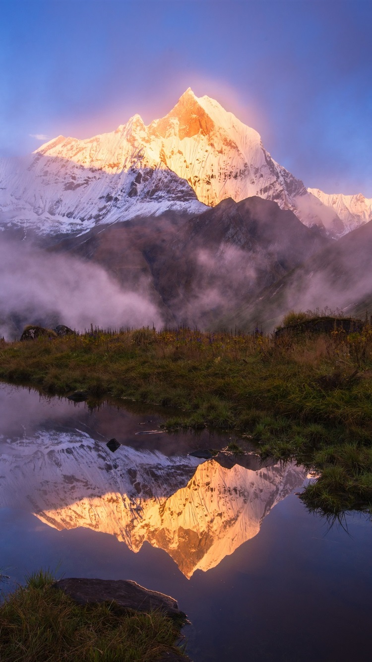 Himalaya Mountains Wallpaper Iphone , HD Wallpaper & Backgrounds