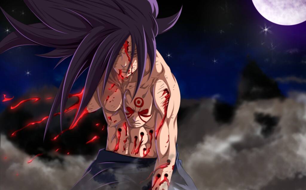 Madara Uchiha Bloody , HD Wallpaper & Backgrounds