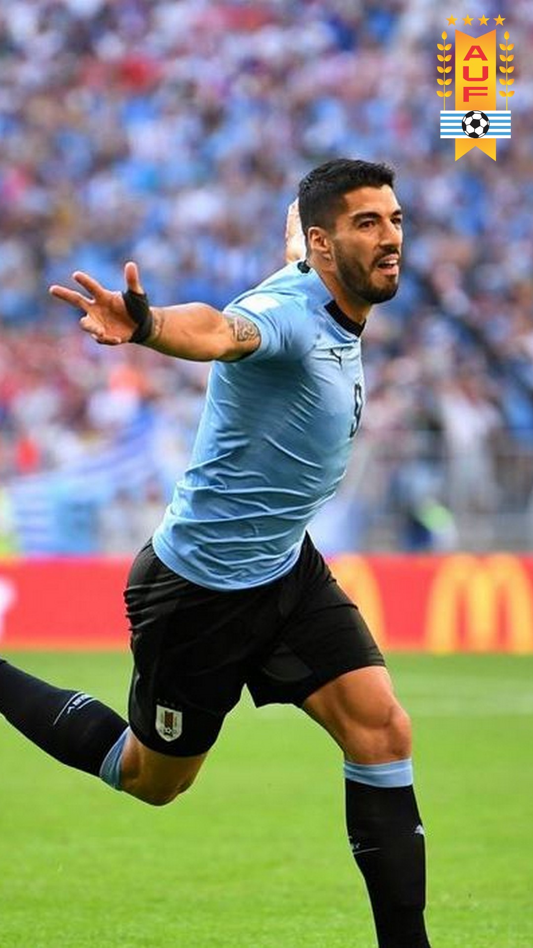 Luis Suarez Uruguay Wallpaper Iphone Hd With Resolution - Uruguay 3 0 Russia , HD Wallpaper & Backgrounds