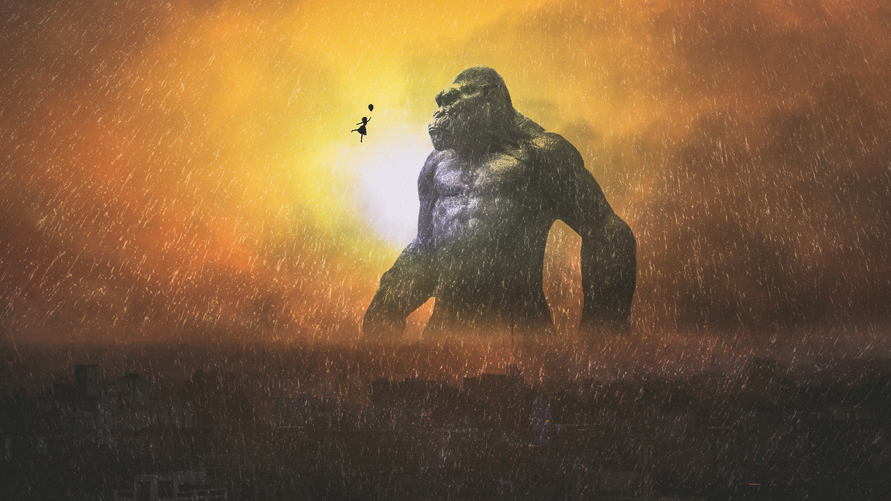 King Kong Wallpaper 4k , HD Wallpaper & Backgrounds