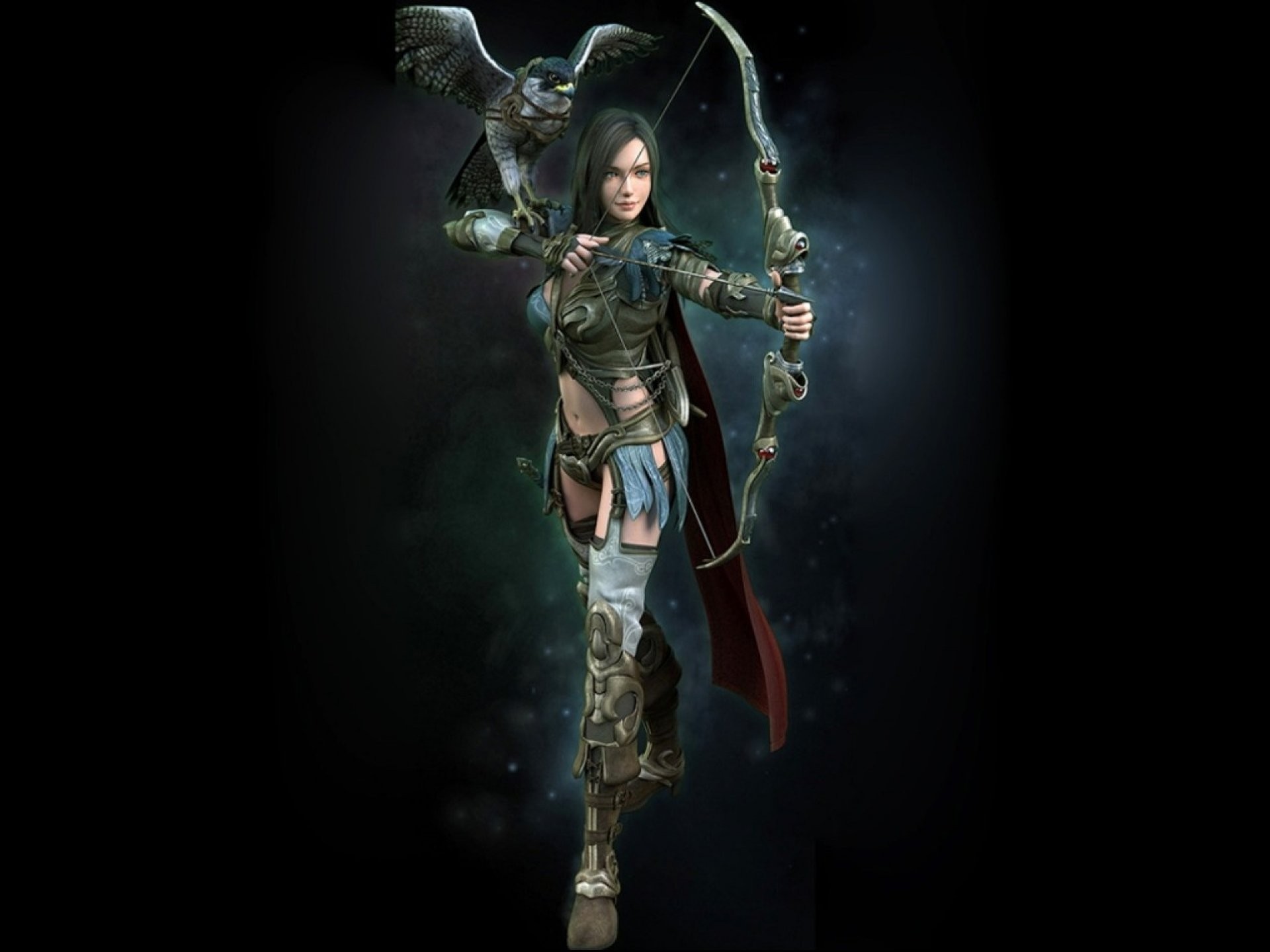 Female Archer , HD Wallpaper & Backgrounds