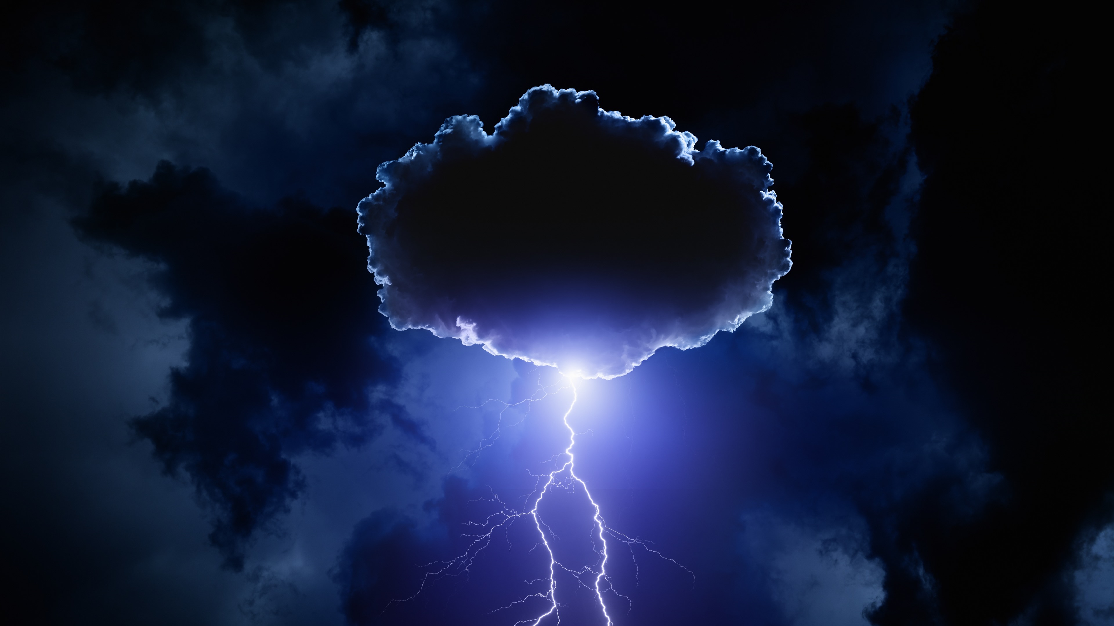 Lightning Wallpaper - Lightning Cloud - Молния Обои На Телефон , HD Wallpaper & Backgrounds