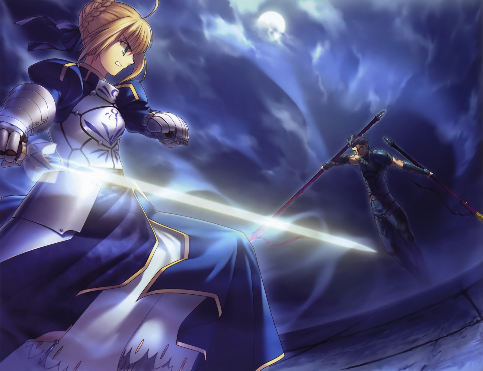 1080p Fate Zero Saber , HD Wallpaper & Backgrounds