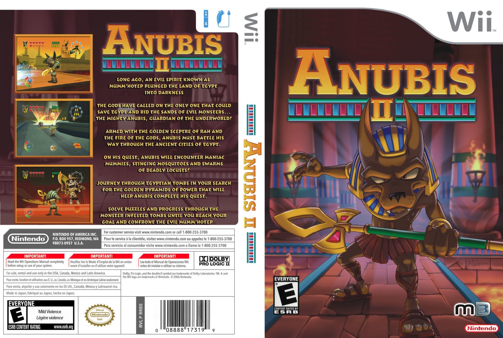 Anubis Ii Cover Wii , HD Wallpaper & Backgrounds