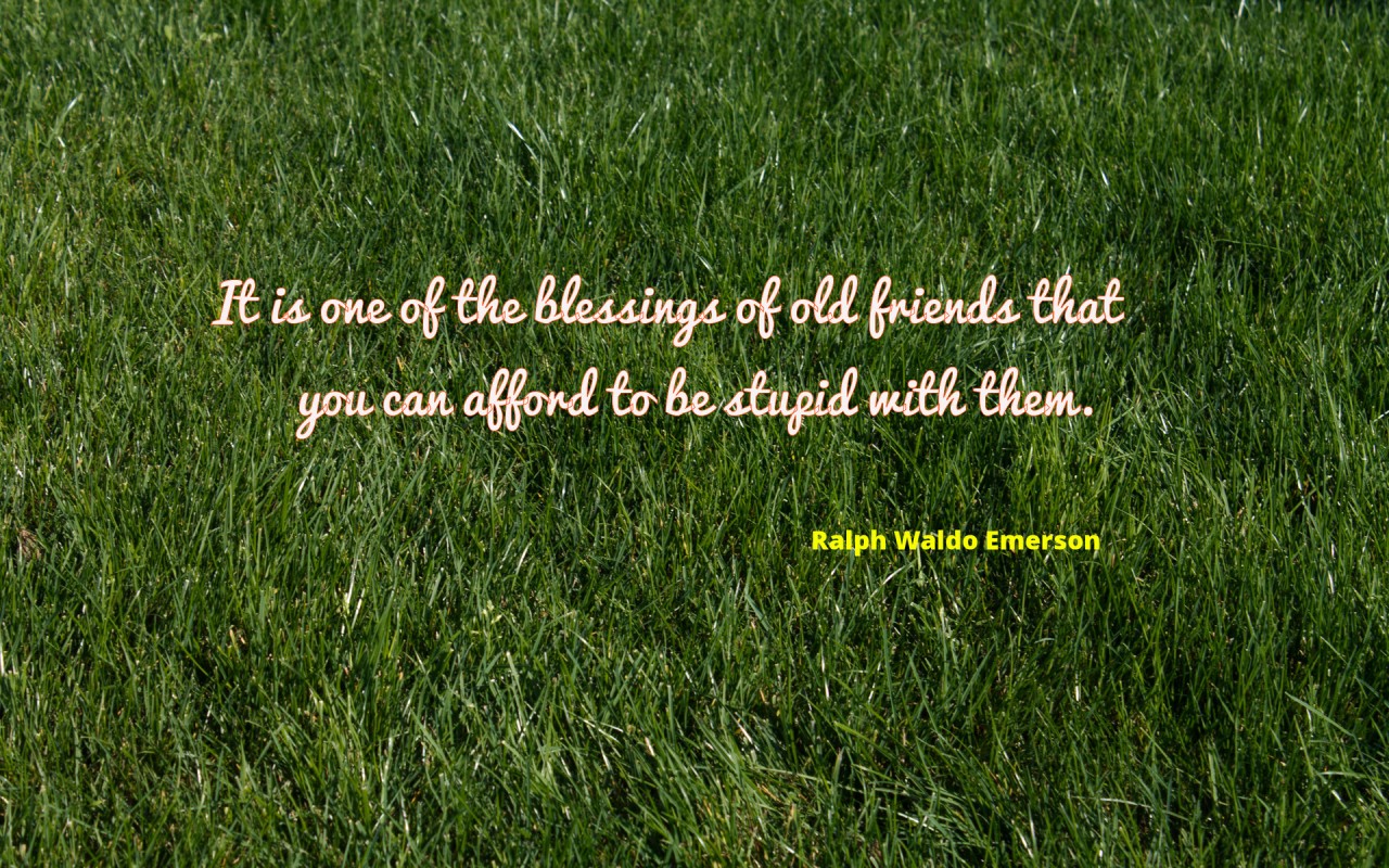 It Is One Of The Blessings Of Old Friends, Quote, Quotes, - Wallpaper , HD Wallpaper & Backgrounds