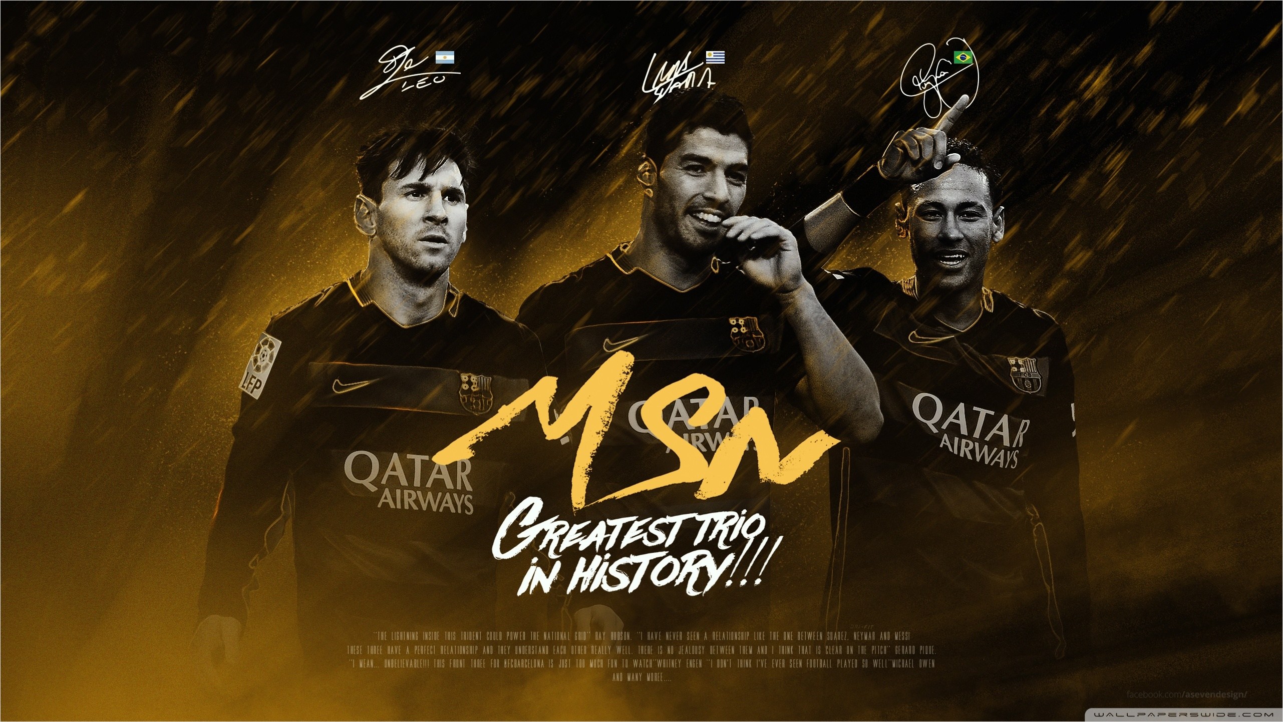Messi Neymar Suarez Hd , HD Wallpaper & Backgrounds