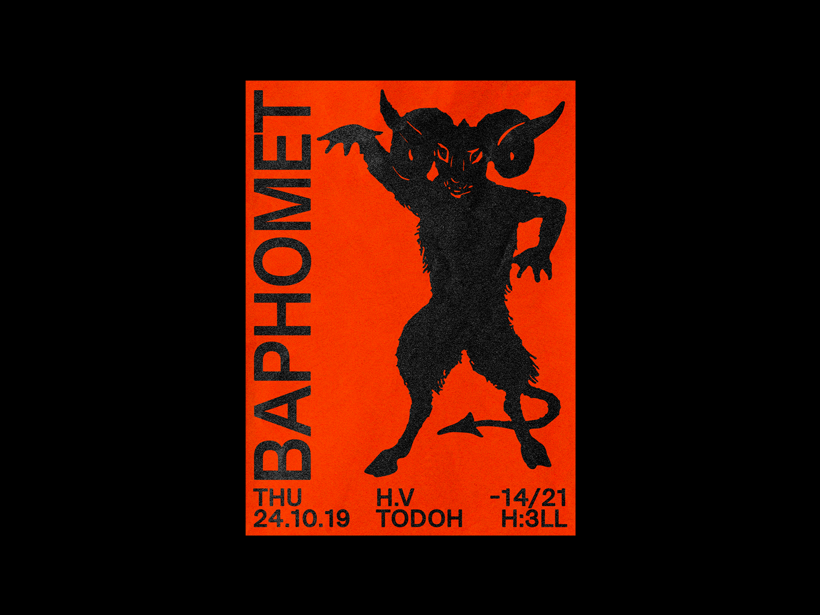 21 Baphometdribbble - Devil Goat , HD Wallpaper & Backgrounds