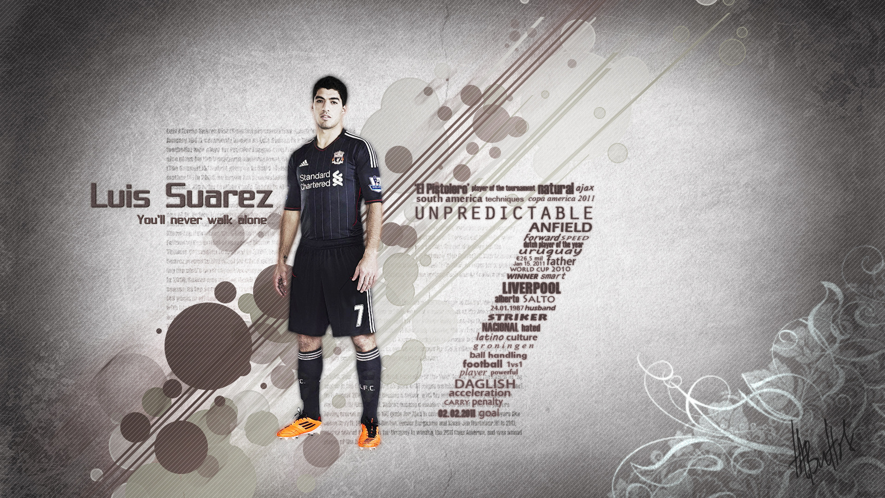 Luis Suarez 7 In Liverpool , HD Wallpaper & Backgrounds