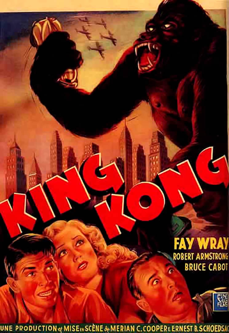 King Kong - 1930's King Kong Movie Poster , HD Wallpaper & Backgrounds