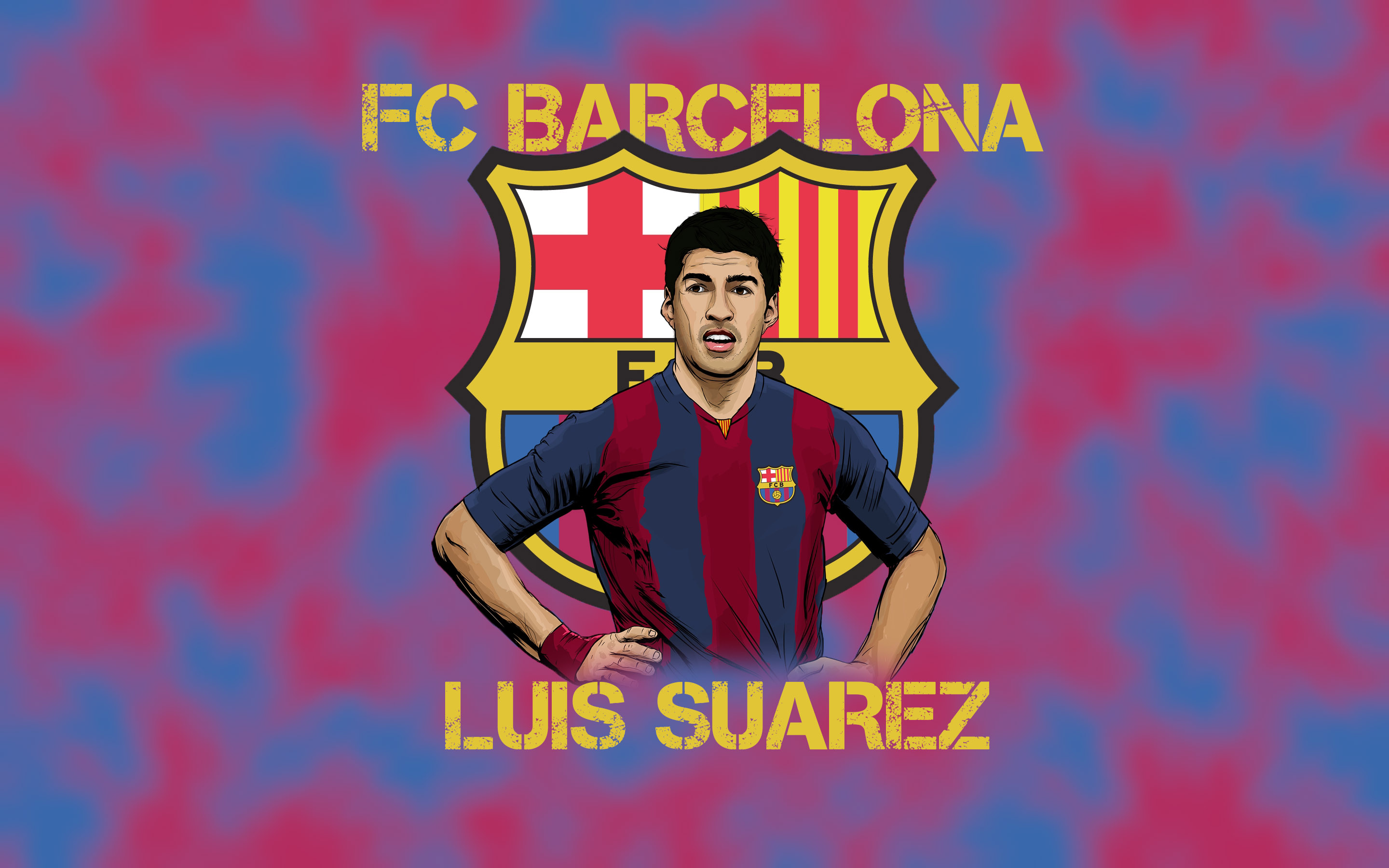 Luis Suarez 2014 Fc Barcelona Wallpaper - Werder Bremen Vs Barcelona , HD Wallpaper & Backgrounds