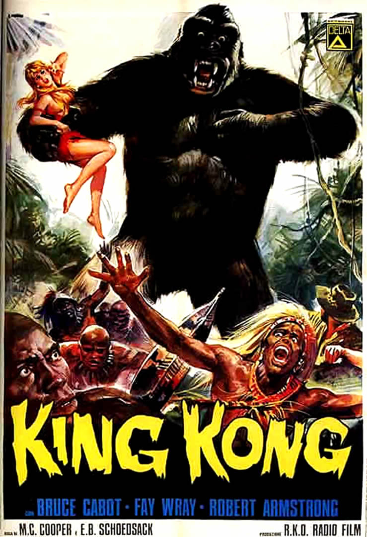 King Kong - King Kong Film Poster , HD Wallpaper & Backgrounds